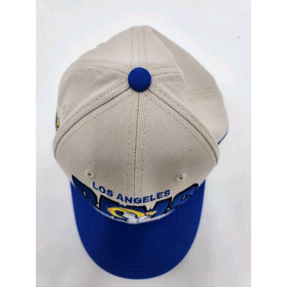 Los Angeles Rams New Era Stone/Royal 2023 NFL Draft On Stage Snapback Hat Cap - Picture 9 of 13